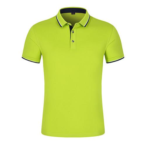 Temperament Slim OEM T Shirts Yellow Cotton Ladies Golf Polo Shirts For Running