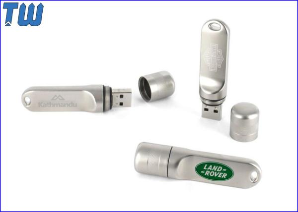 Waterproof Metal Plug 32GB USB Flash Pen Drive Silk Screen Printing Logo