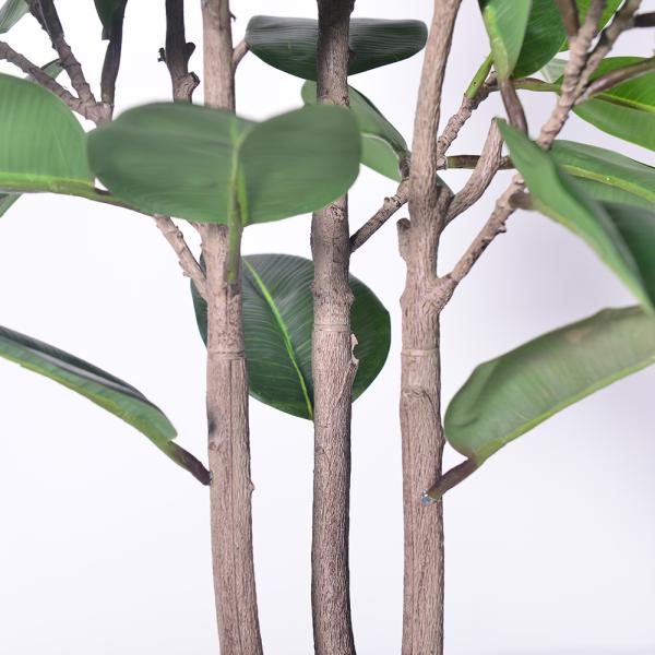 Tropical Faux Oak Tree Bonsai Plant Faux Rubber Tree Plant for Home & Garden Decorative Artificial Rubber Tree for Backyard Decor