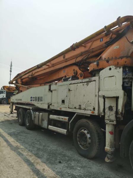 2013 Zoomlion Second Hand Concrete Pump 56 Meter With Scania