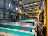 Cadena de producción de anodización horizontal 6500m m Max Profile Length