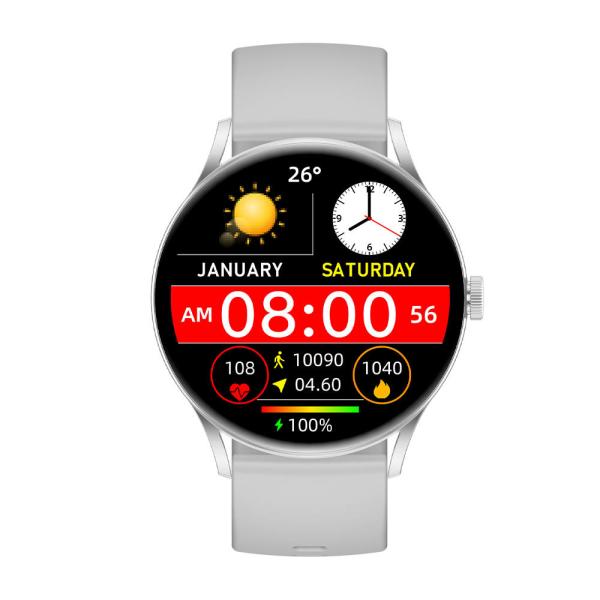 KW218B 1.43 AMOLED Round Shape Mobile Watch , Stylish Smartwatch For Ladies