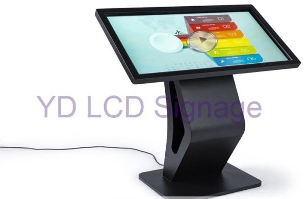 OEM Floor Standing LCD Touch Screen Kiosk Android X86 Operating System For Mall