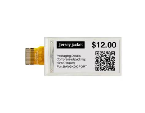 2Affichage d'encre E tricolore de 0,9 pouces, rafraîchissement rapide, zéro consommation statique, parfait pour les étiquettes intelligentes et l'IoT sans batterie