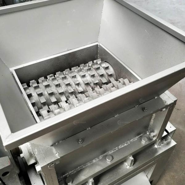 Scrap Aluminum Cans Shredder Machine Double Shaft Crusher for Customized Requirements