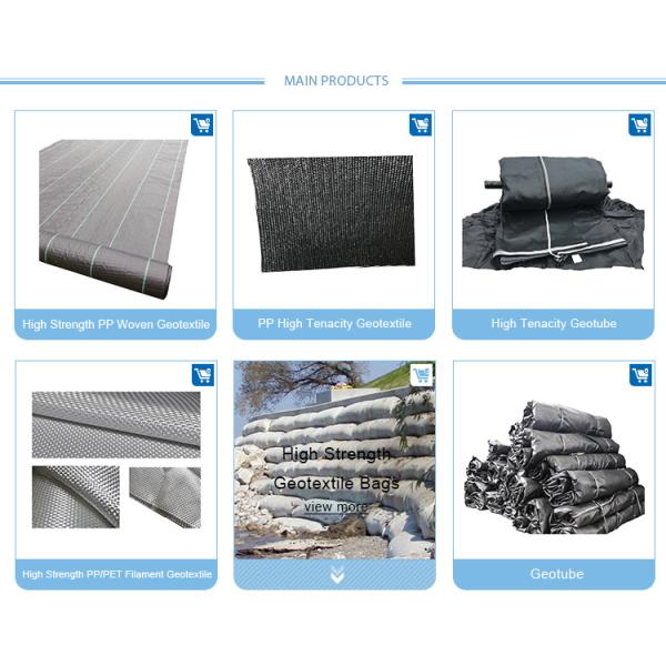 100-800Gram PP Woven Geotextile Fabric For Aircraft And Aeromodeling Runway