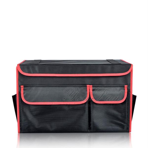 Collapsible Automobile Trunk Organizer With Lid Custom Size Acceptable