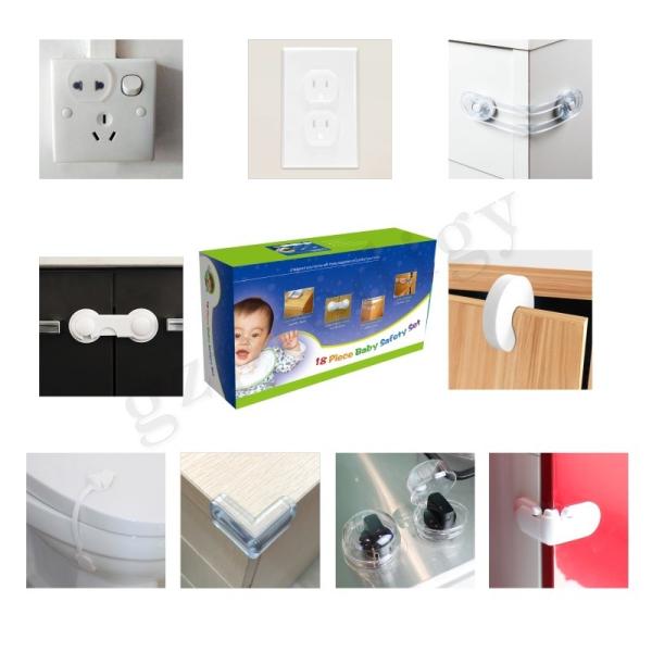 EVA Cupboard Baby Safety Lock , Multifunctional Baby Corner Protector