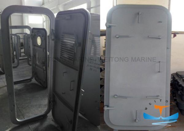 Baking Finish Marine Watertight Doors A60 Fire Prevention High Pressure Resistant