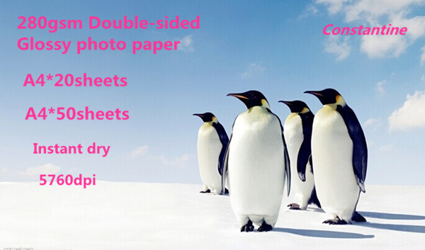 280gsm Double-sided Glossy inkjet photo paper
