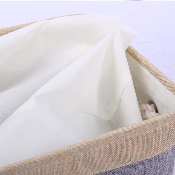 Customized Logo Acceptable Fabric Storage Basket for Clothes Storage and Organization