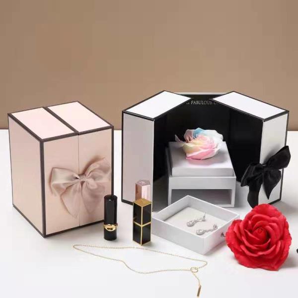 Customized Different Shape packaging flower necklace gift jewelry paper box for Your