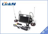 A criptografia video FHD CVBS H.264 do receptor QPSK AES256 de COFDM com 10,1” indica a pilhas