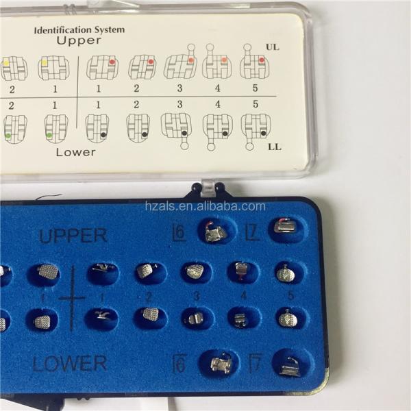 Metal Orthodontic Lingual Dental Alignment Braces For Teeth Alignment 0.018 ODM