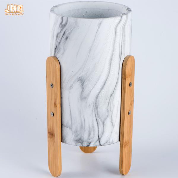Abacaxi decorativo dos potenciômetros de flor do cimento dos artigos de Homewares dos potenciômetros amarelos da planta das plantas carnudas