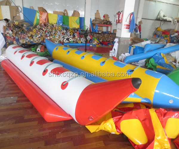 Portable Inflatable Flyfish Banana Boat Set PVC Material Easy Setup Water Sports Equipment Adults Family Fun Outdoor Adventures
