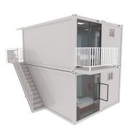 Maison de conteneurs d'acier de 20 pieds 2 chambres