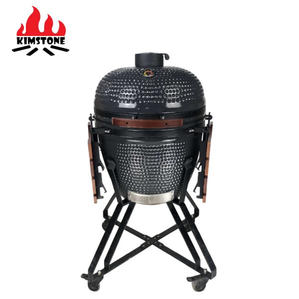 KIMSTONE   23.5 Inch Smoker Barbecue Grills Kamado Joe Cooking Ceramic Bbq