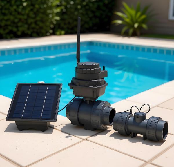 ETRANY LORA Operated Electric Actuator Ball Valve 2 Inch Port High Temp Water Reducing Irrigation 10-16Bar Pressure OEM Solar