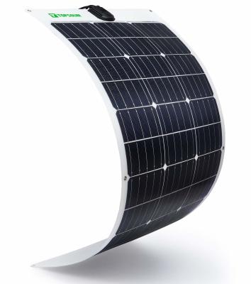 Flexible Thin Solar Panels 12v 24V Bendable 100w Monocrystalline Solar Panel