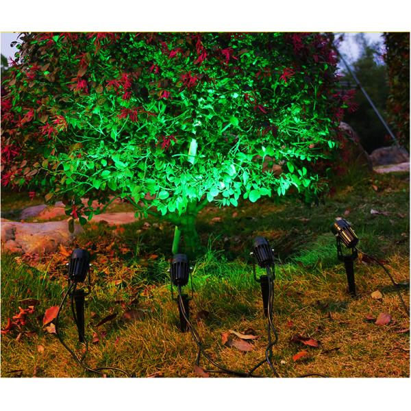 Cool White/Warm White/Multi Color Solar Landscape Spotlights for Garden Path Lighting
