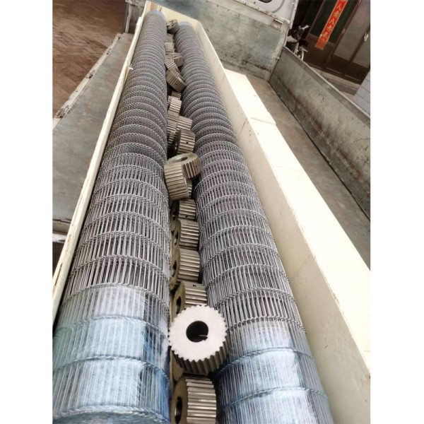 Stainless Steel Ladder Wire Mesh Conveyor Belt Chocolate Enrobing Chain Link for Oven Baking