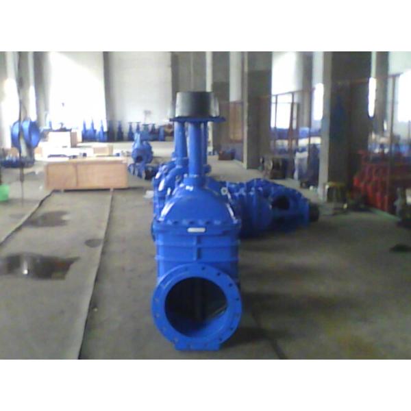 Нержавеющая сталь ручной фланцевый тип эластичный подъемный ствол клапан EPDM 4 дюйма DN100 PN16