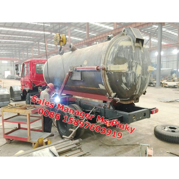 8000Liters Sewage Suction Truck Dongfeng Jet Vacuum Suction Truck 4×2 Driving Type