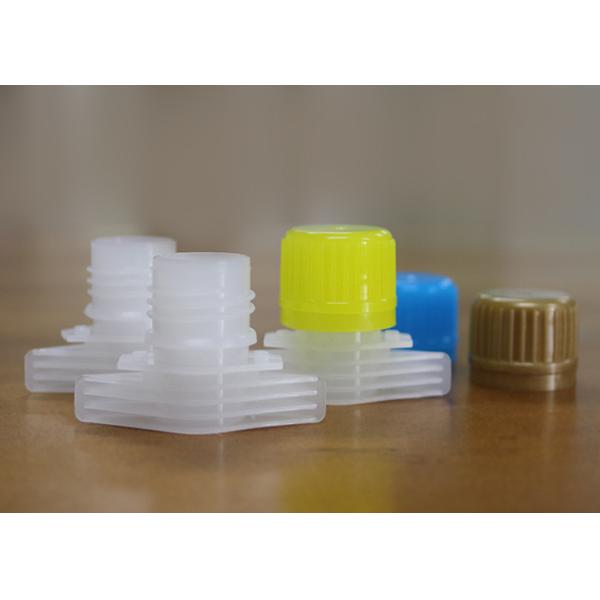 Convenient Rotation Plastic Spout Caps , 23mm HDPE Food Grade Baby Food Pouch Cover