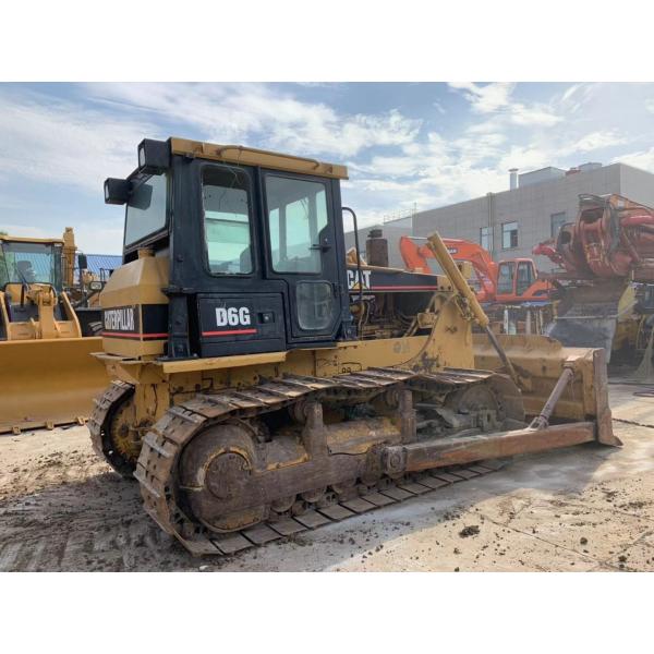 幼虫D6G秒針のブルドーザー、使用された猫D6Dのクローラー ブルドーザー