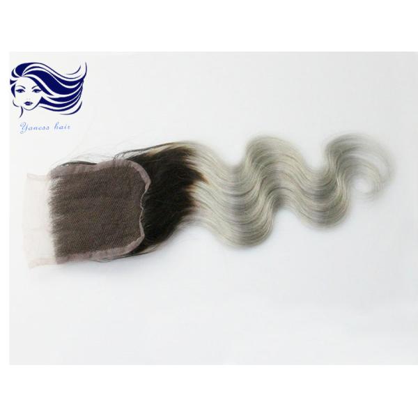 7A Malaysian Lace Closure Virgin Body Wave , Lace Top Hair Closure