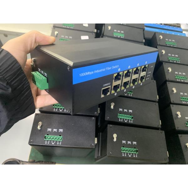 8 Port Managed PoE Switch Гигабитный Ethernet 240 Вт Активный POE Прочный корпус Чип Vitesse