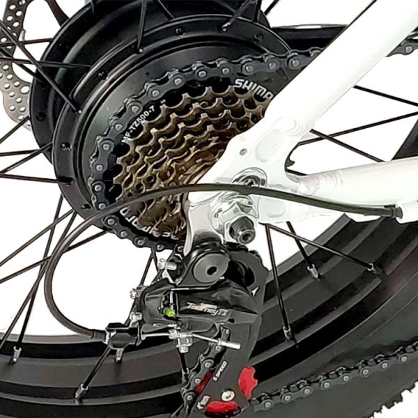 LCD Display 350w 36v 20 Inch Fat Tire Electric Bike