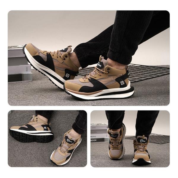 Light Work Shoes Kevlar Anti-proof Safety Sheos Novel Fashionable Mens Comfortable Safety Shoes Practical