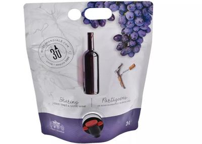 Folha asséptica do distribuidor 1l 2l 3l 4l 5l Apple Juice Bag With Spigot Aluminum com funis