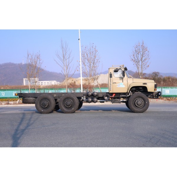 All-Wheel Drive 25-Ton Off-Road Special Vehicle Chassis Modification _ 6*6 Truck Chassis Sales and Customization _ 260HP 6x6 Off-Road Chassis