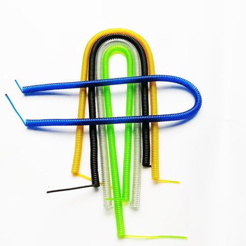Ealstic Custom Colored Spring Coiled Cable Lanyard For Safety Use