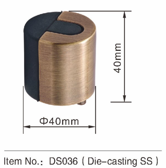 Tipo tenedor magnético comercial del paraguas de la puerta de las paradas de puerta interior de la aleación del cinc