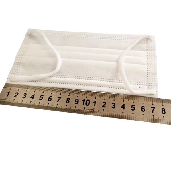 Disposable Non Woven Earloop Face Mask Bacterial Filtration Odorless