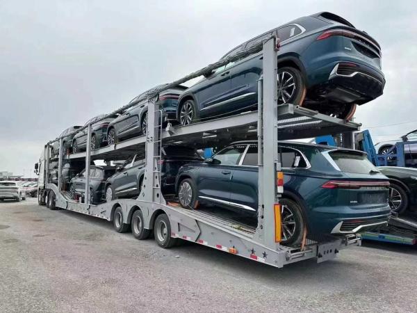 Capacidade Tri-Axle 8-10 Trailer de carro com opção de personalização e estabilidade melhorada