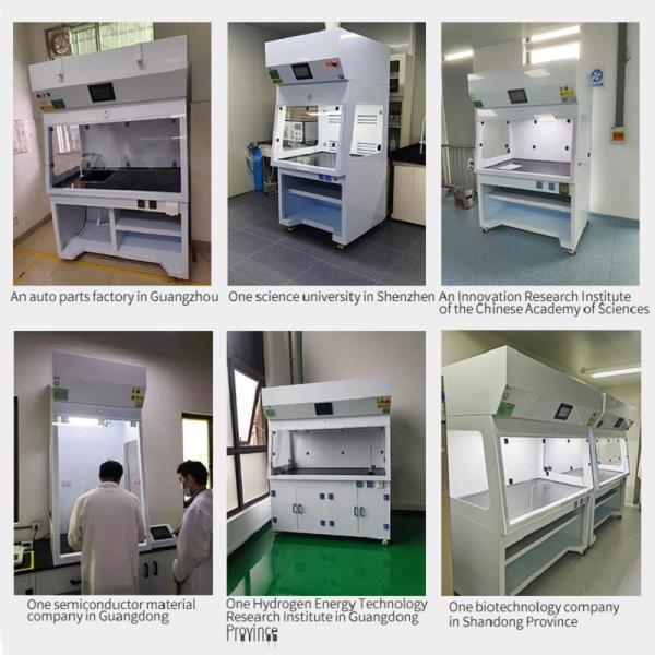 Emanações químicas Ductless Hood Safety Mobile Fume Cupboard para o laboratório