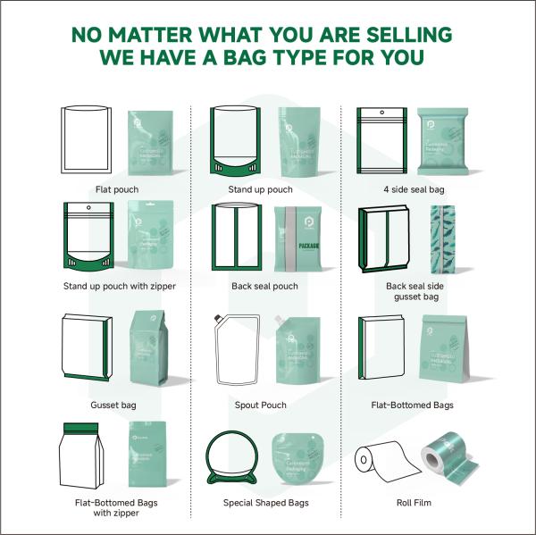 Custom Supplier of Resealable Stand-up Pouch Flexible Packaging for Tea & Coffee Made with Recycled Materials and Valve