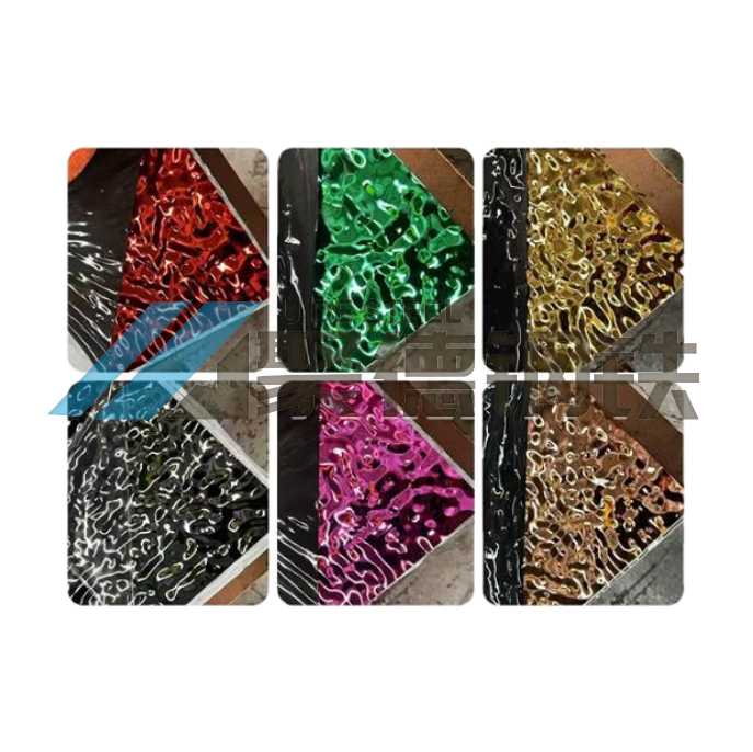 ASTM A240 304 Embossed Colored Stainless Steel Sheet For Architectural Projects