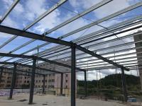 Armazém de construção pré-fabricado com feixe H estável para armazenamento de materiais