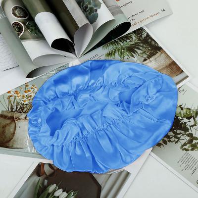 Plain Dyed custom 22 Momme Mulberry Silk Bonnet For Sleeping