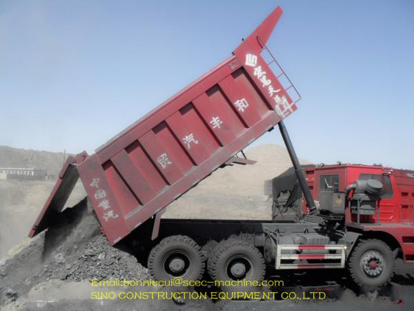 70 Ton Heavy Duty Dump Truck 6X4 Manual Transmission Type Howo Tipper Trucks