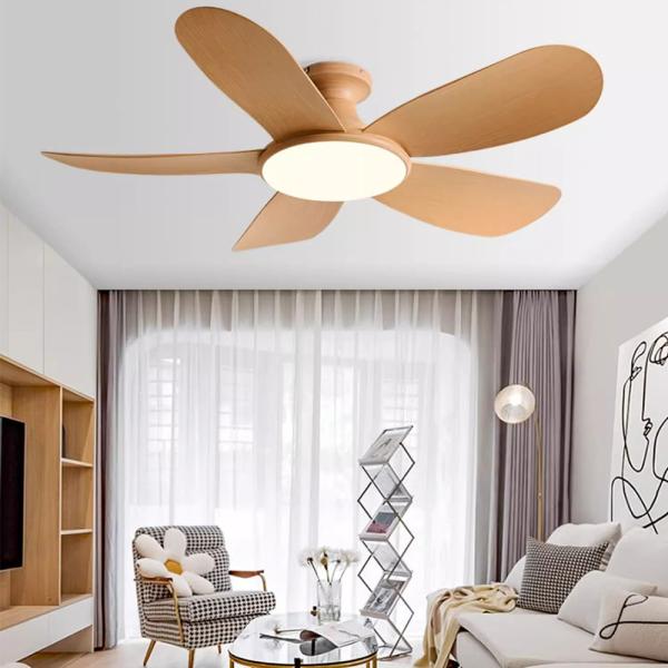 Fábrica al por mayor Sala de estar Decorativa Iluminación Ventilador Luz Techo 48 Viento Grande Con Ventilador Eléctrico Lámpara de araña