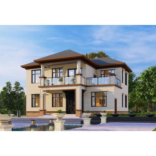 Prefab Luxury House Villa Steel Structure Modern Design Customized Prefabricated Building