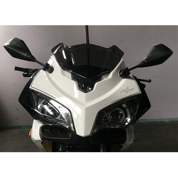 Gas Fuel Cool Cross Sport Motorcycles CGB 150cc Air Cooled Engine White Plastic Body