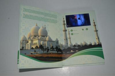 4.3 pouces écran LCD carte d'invitation vidéo brochure de salutation carte papier électronique